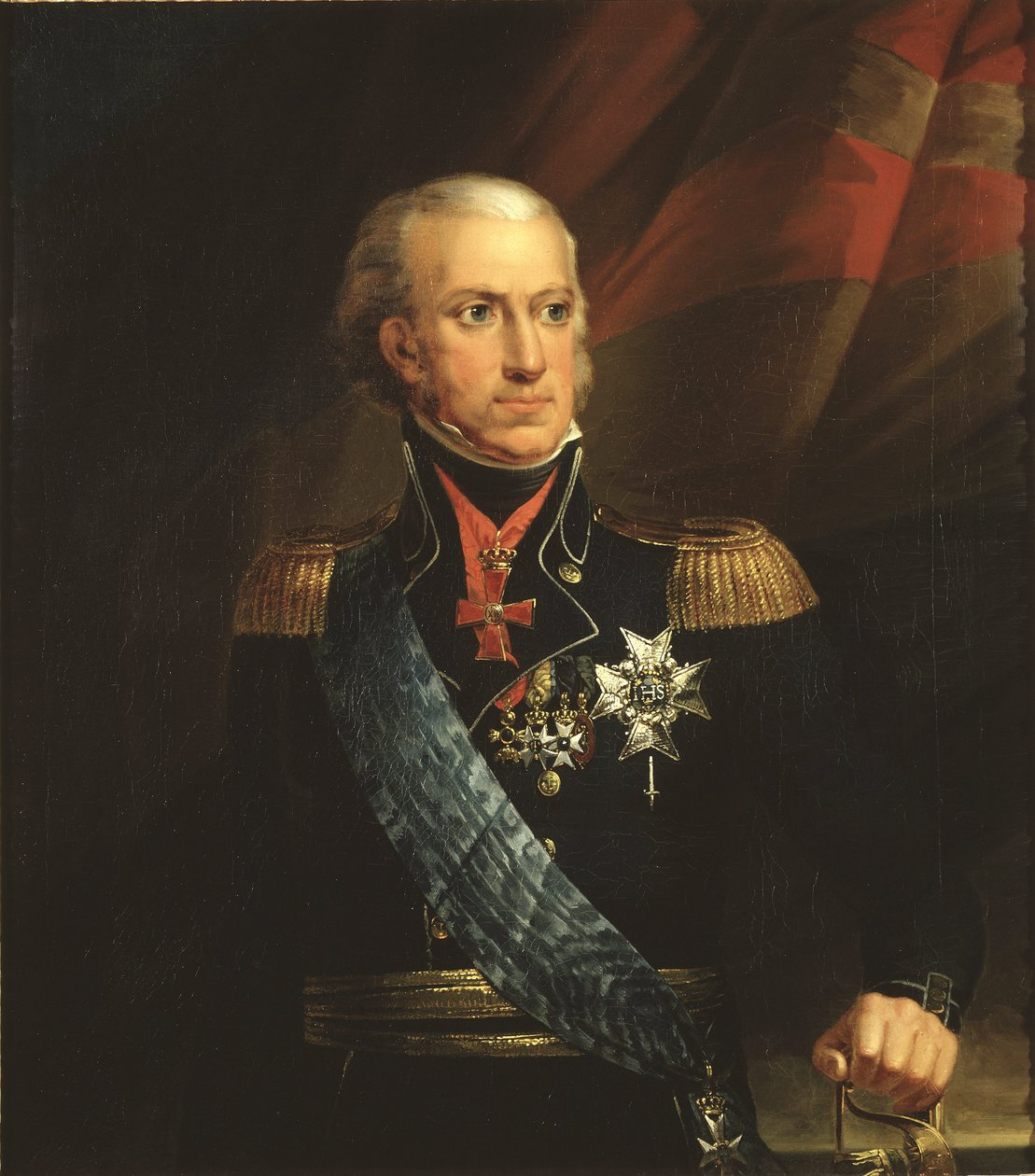 Retrato del Rey Carlos XIII de Suecia (1748-1818) de Carl Frederick von Breda