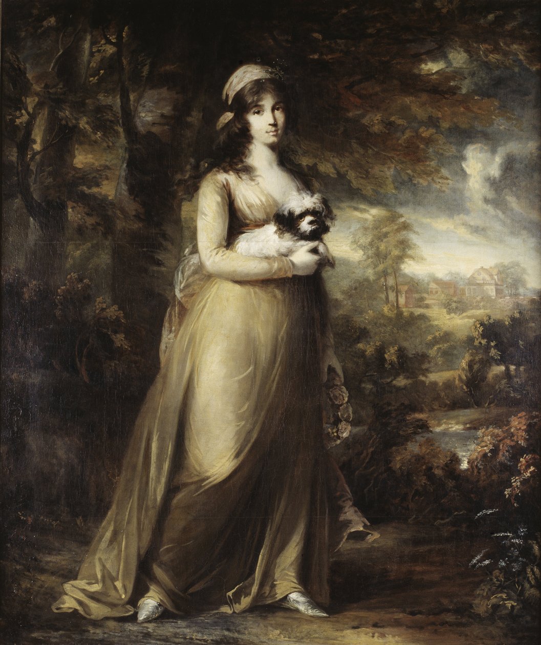 Retrato de la cantante de ópera Teresa Vandoni de Carl Frederick von Breda