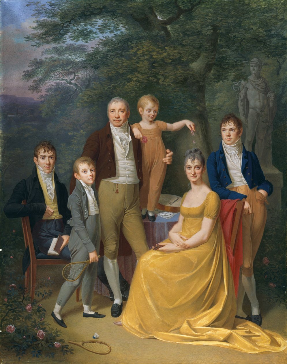 Retrato de familia de Carl Friedrich Demiani