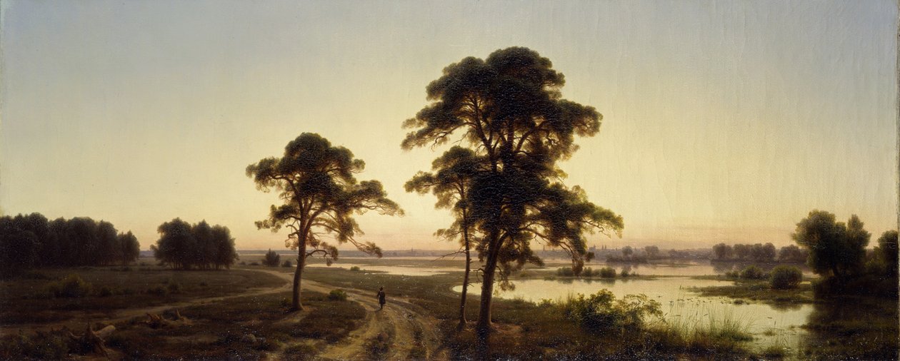 Paisaje silesiano de Carl Friedrich Lessing