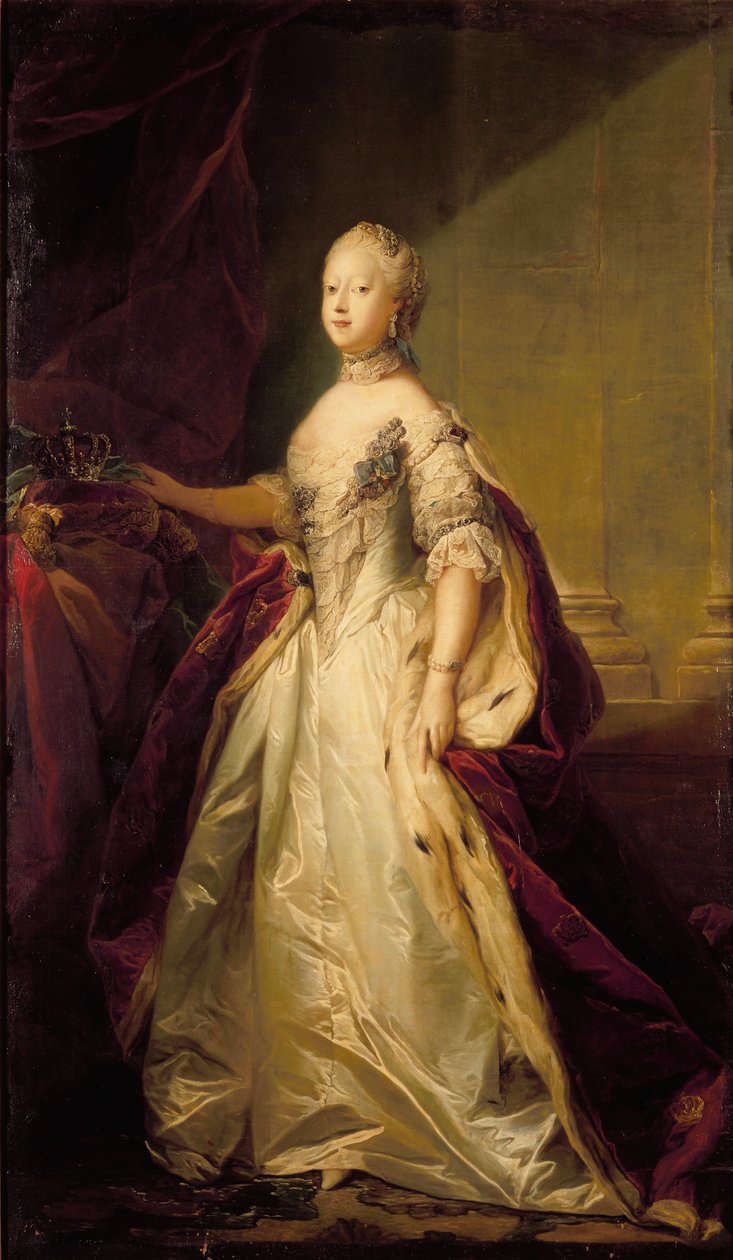 Luisa de Gran Bretaña reina de Dinamarca de Carl Gustaf Pilo