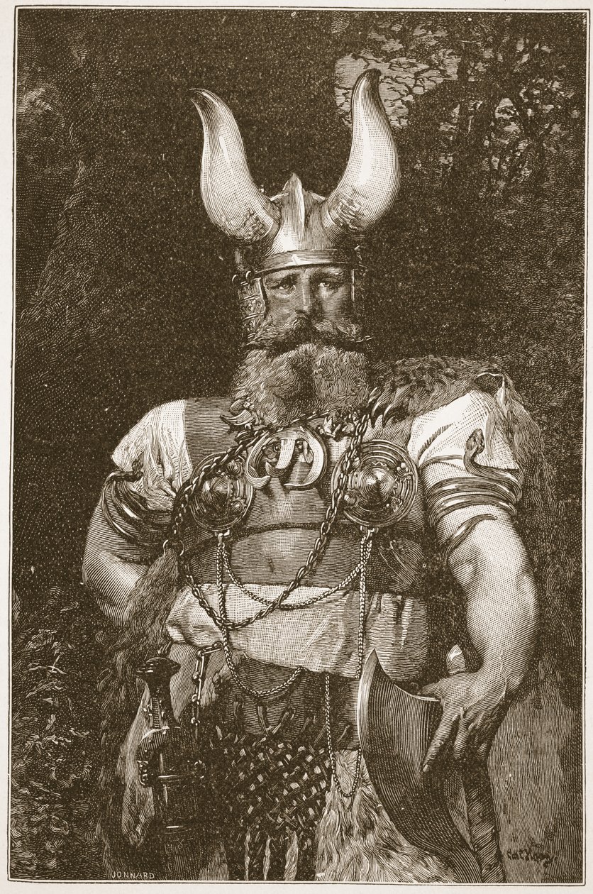 Un Jefe Vikingo, ilustración de 