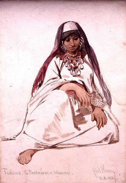 Fadine, una Mujer Beduina de Carl Haag