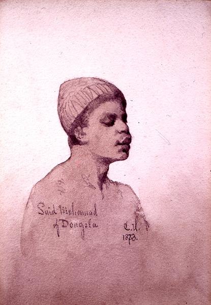 Said Mohamad de Dongola (Sudán) 1873 de Carl Haag