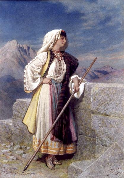 Signorina Petrana di Monte Negro de Carl Haag
