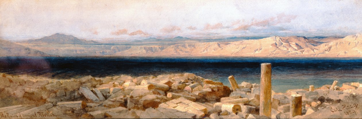 Las Ruinas de la Antigua Tiberíades de Carl Haag