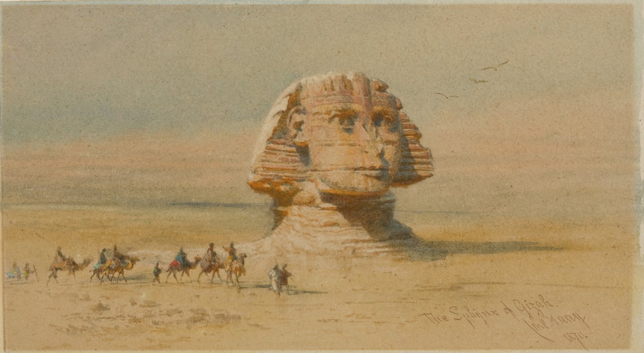 La Esfinge de Gizah de Carl Haag