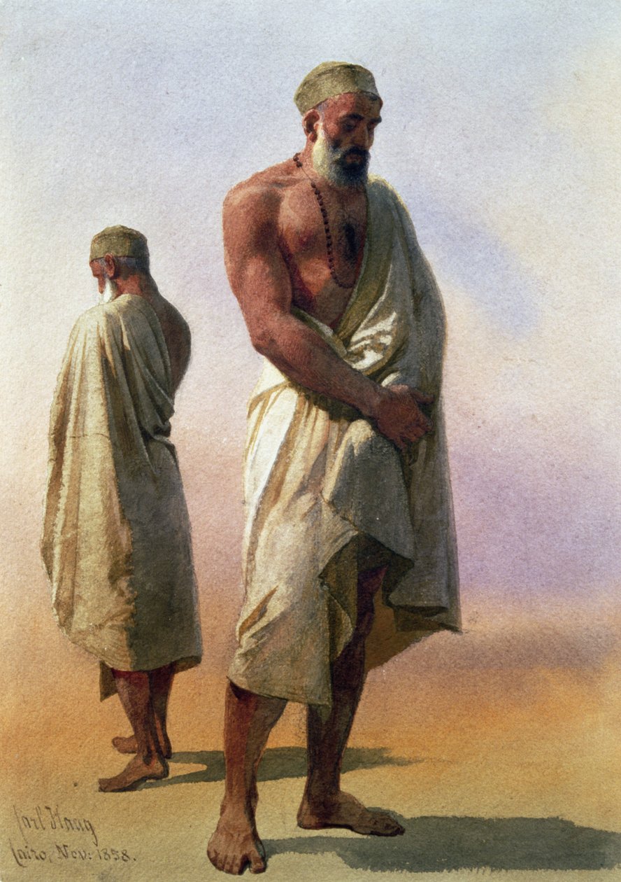 Dos derviches, 1858 de Carl Haag