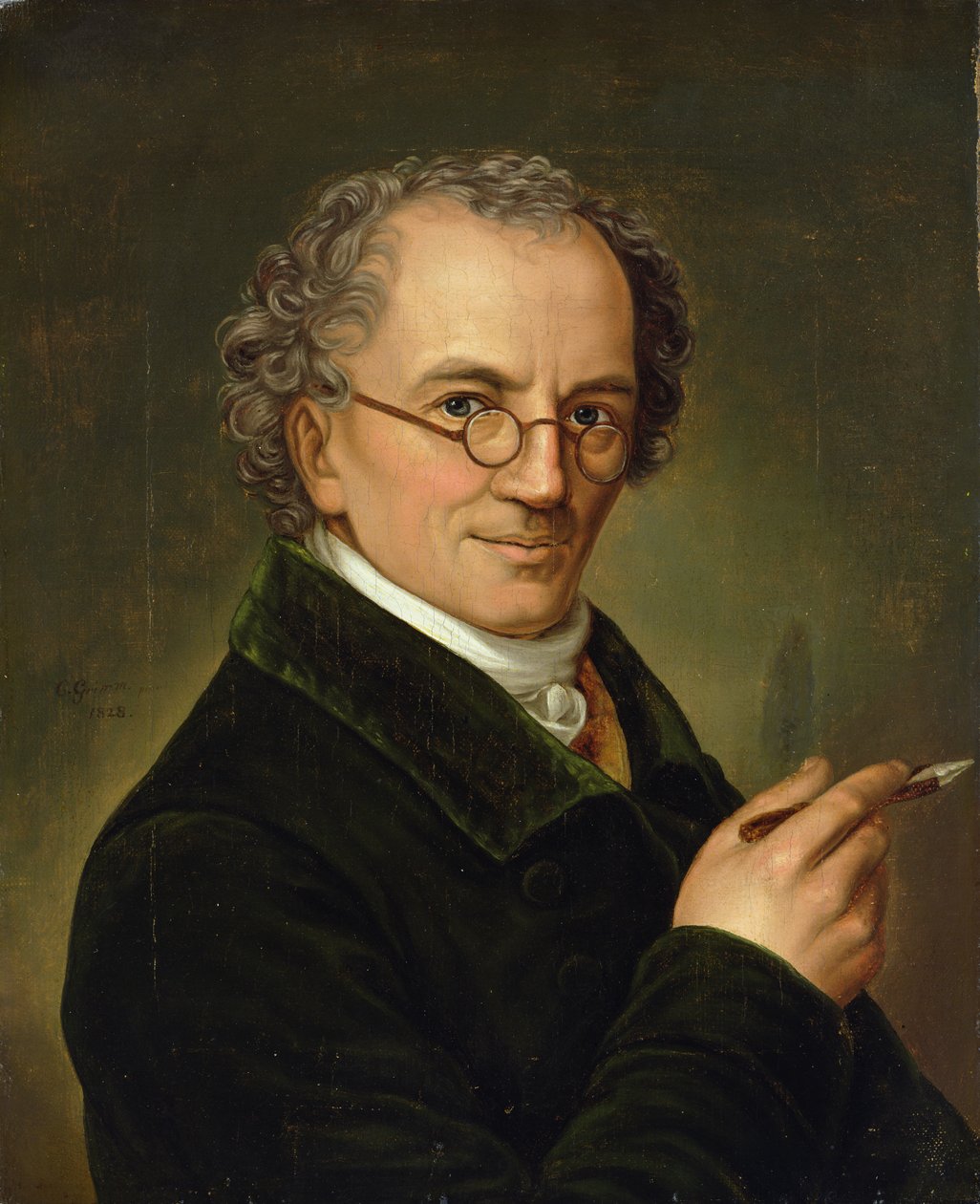 El artista Friedrich Carl Groger (1766-1838) 1828 de Carl Heinrich Adolph Grimm