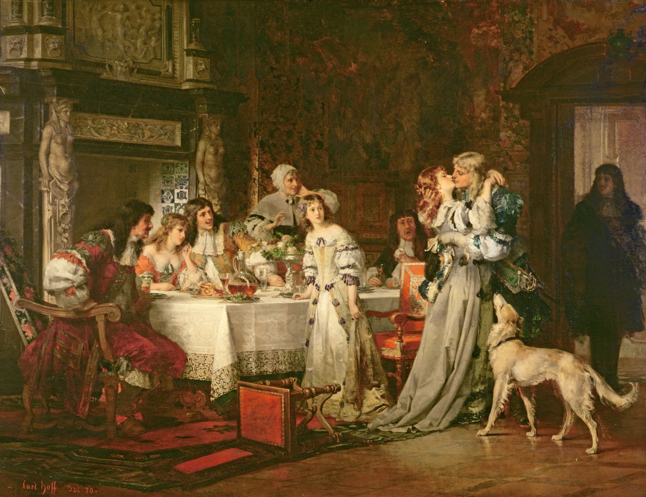 El regreso, 1870 de Carl Heinrich Hoff