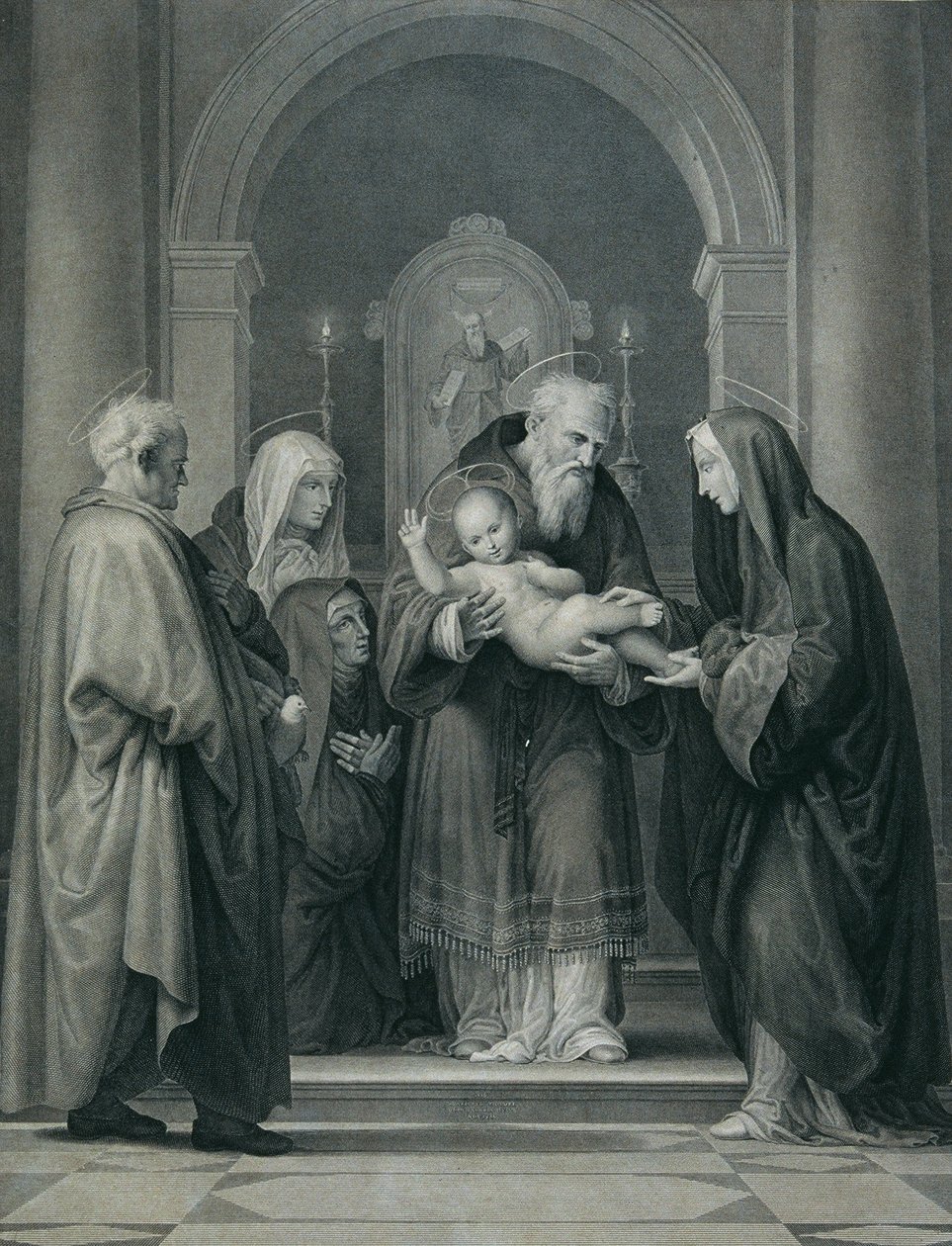 La Ofrenda en el Templo de Carl Heinrich Rahl