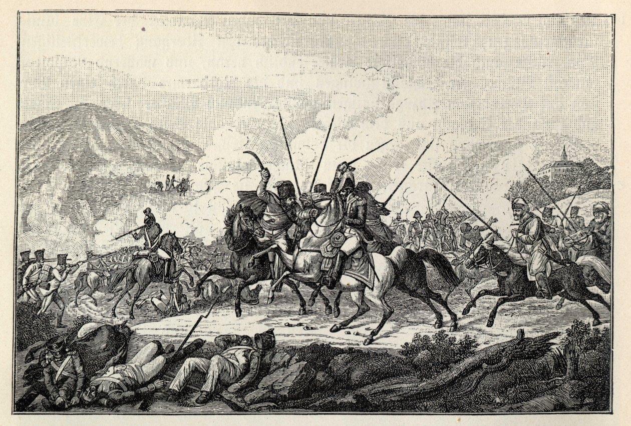 Captura del General Vandamme en la Batalla de Kulm el 30 de agosto de 1813 de Carl Heinrich Rahl