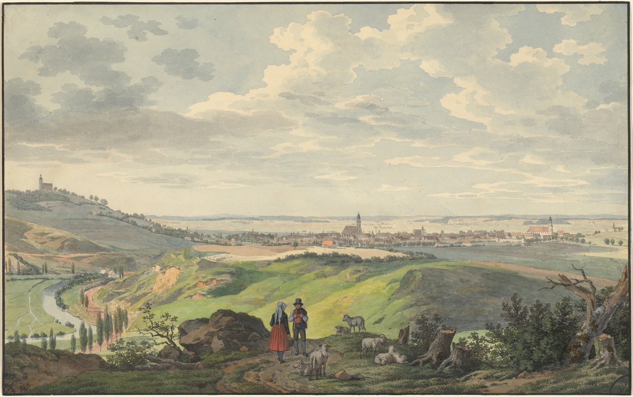 La ciudad de Arnberg en el Oberpfalz de Carl Heinzmann