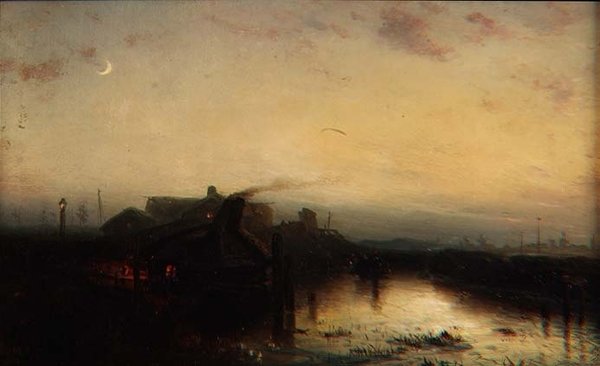 Noche de luna de Carl Hilgers