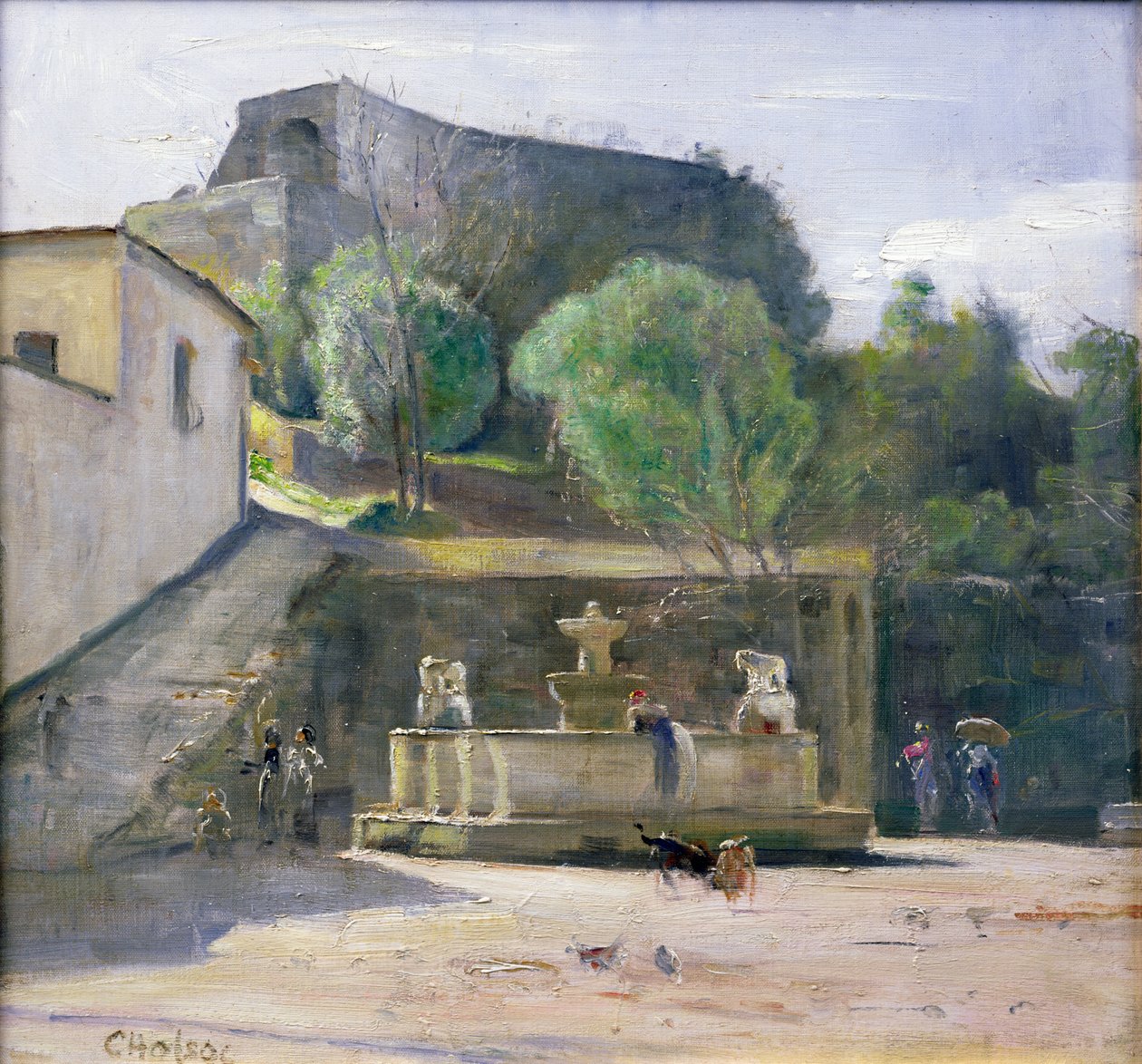 En la Fuente, Italia de Carl Holsoe