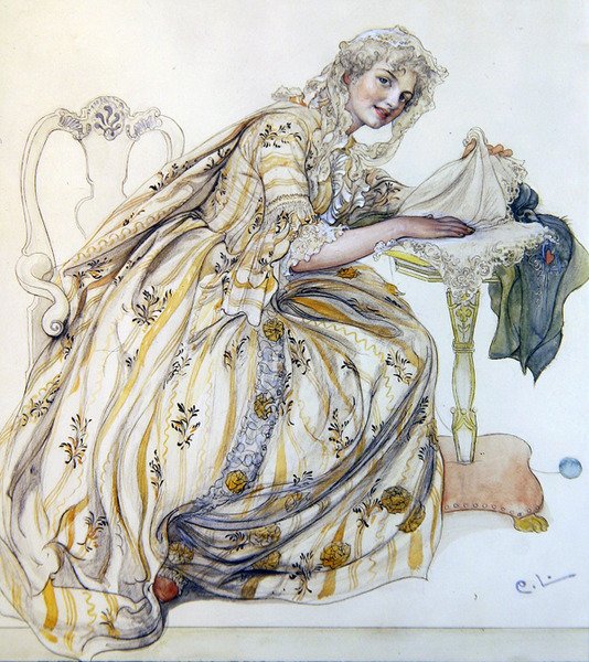Decoración de Navidad de Carl Larsson