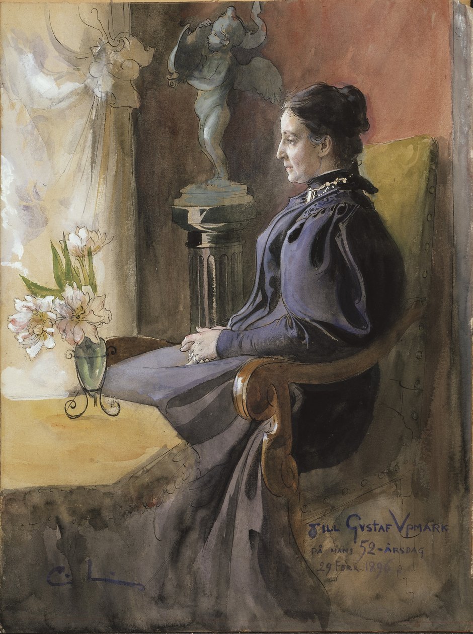Eva Upmark, 1896 de Carl Larsson