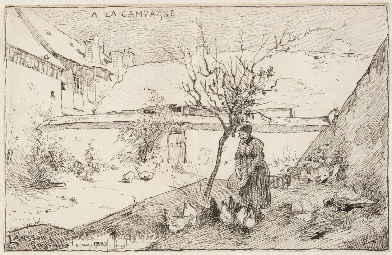 Granja francesa de Carl Larsson