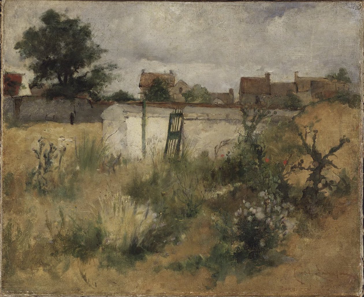Estudio de paisaje de Barbizon de Carl Larsson