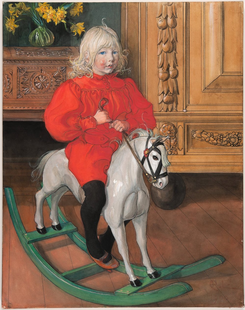 «Murre». Retrato de Casimir Laurin de Carl Larsson