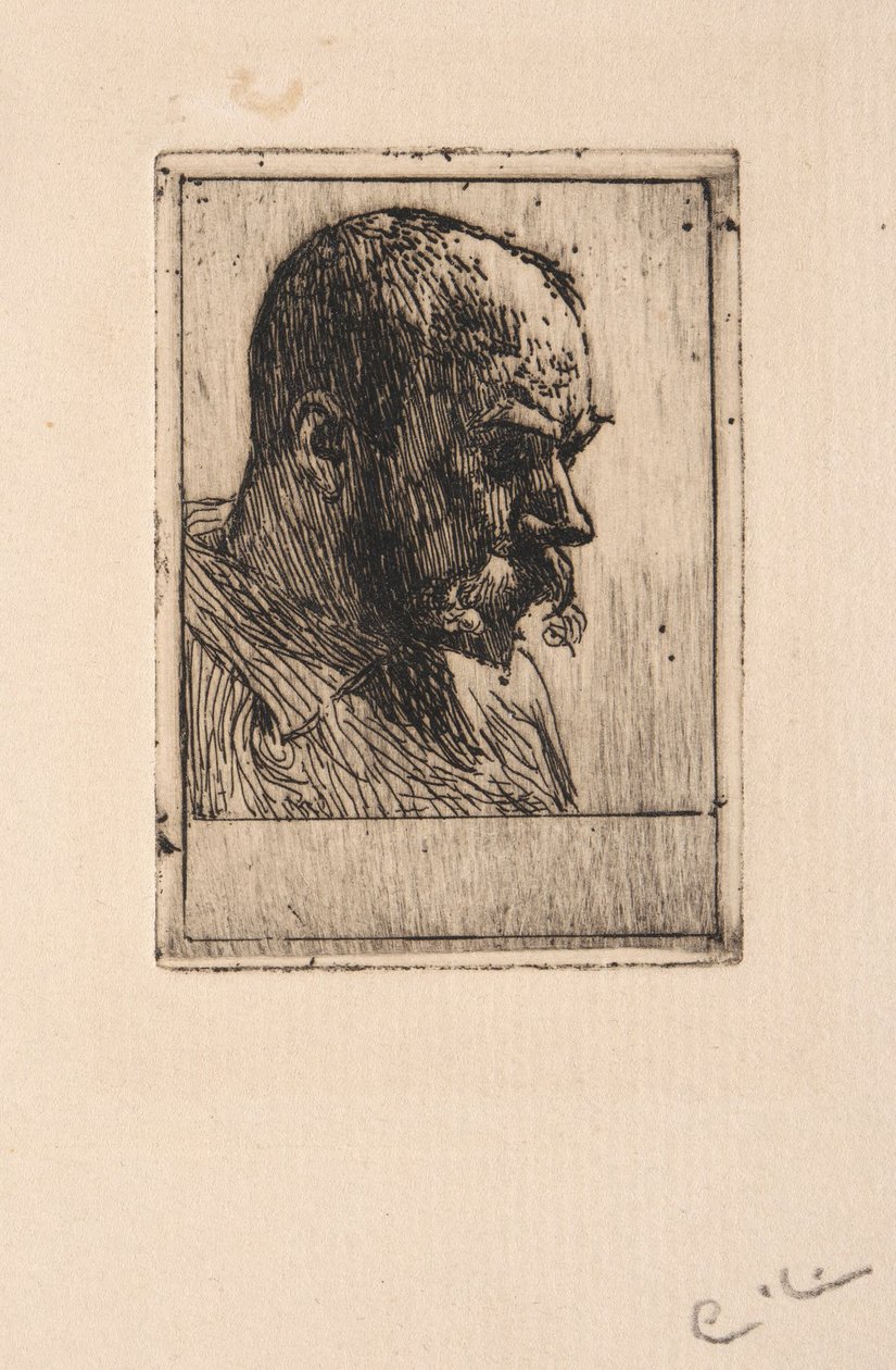 Autorretrato con blusa de pintor de Carl Larsson