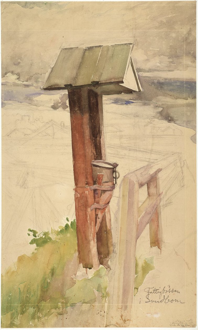 La caja de limosnas de Sundborn de Carl Larsson