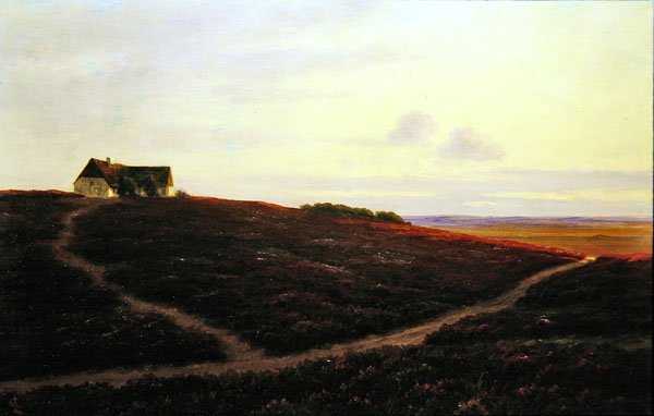 Una cabaña en Jutlandia de Carl Locher