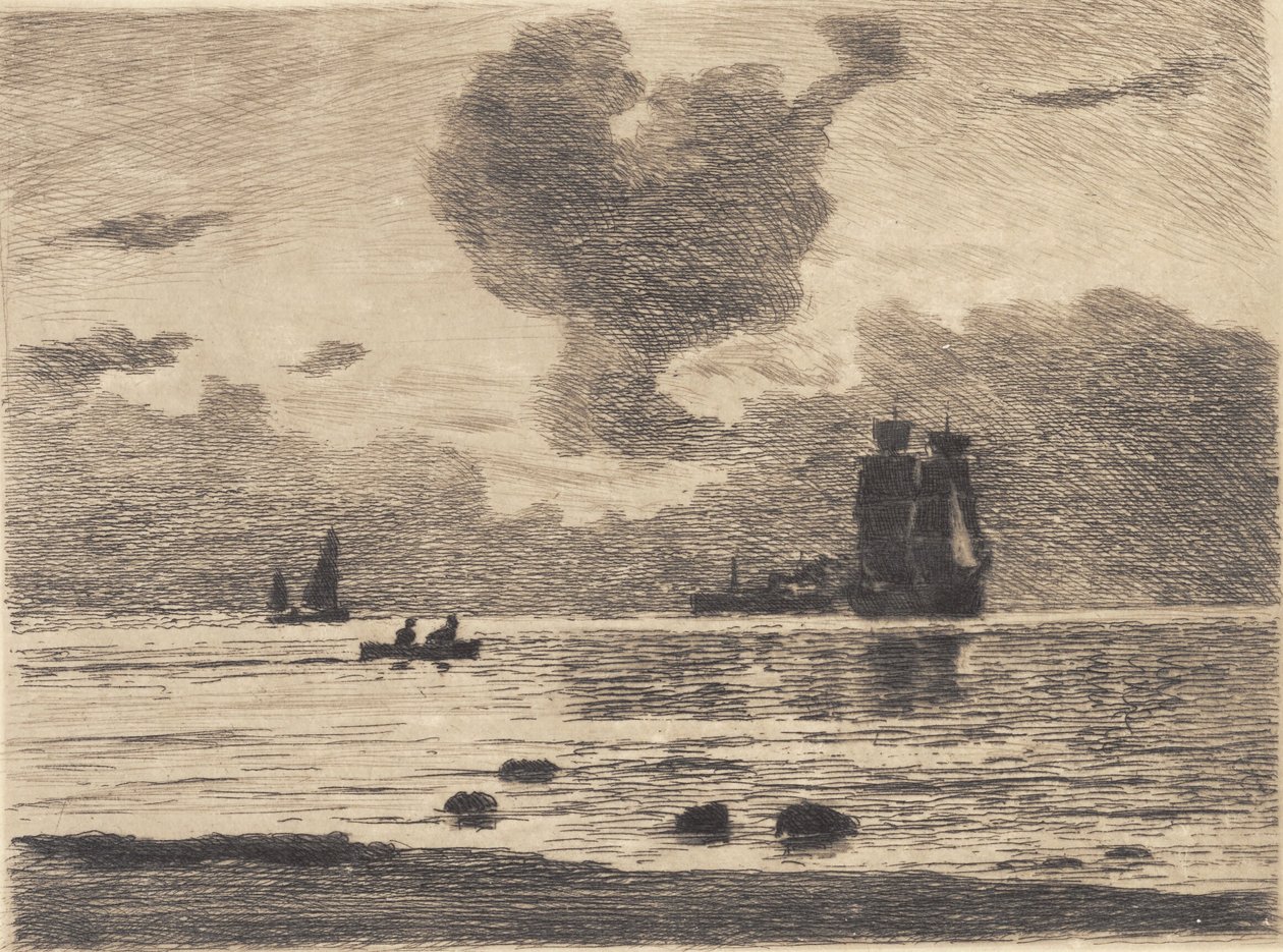 Tarde en el mar de Carl Locher