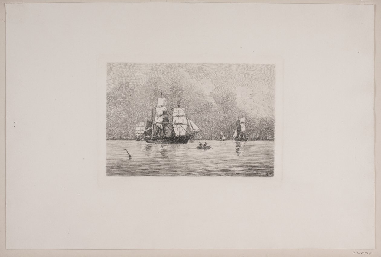 Desde el fondeadero de Copenhague de Carl Locher