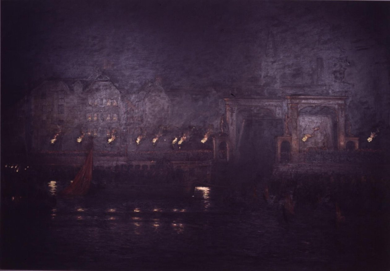 Funeral de Federico VII el 2 de diciembre de 1863 de Carl Locher