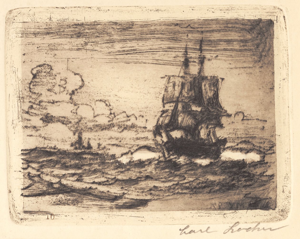 En el Mar del Norte de Carl Locher