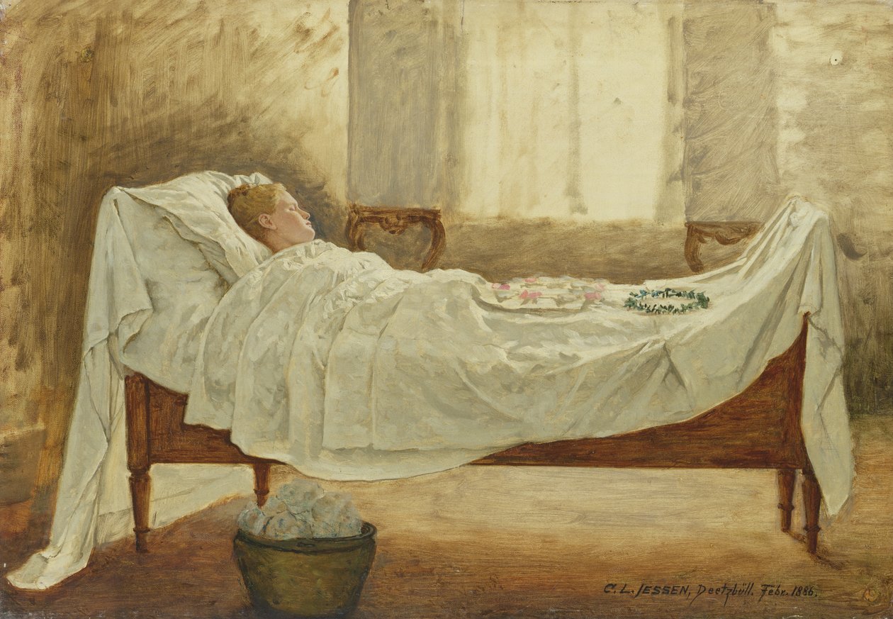 Lecho de muerte de Carl Ludwig Jessen