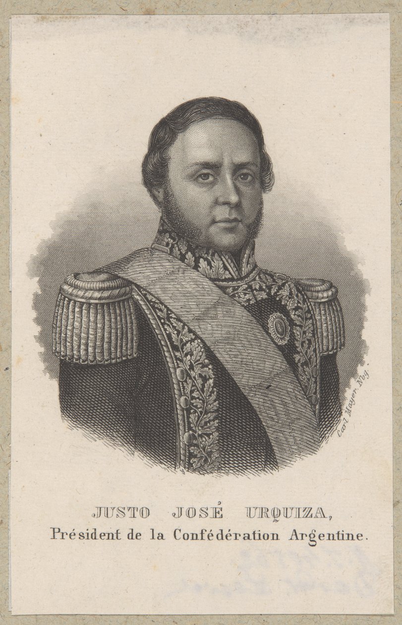 Justo José Urquiza, presidente de Argentina de Carl Mayer