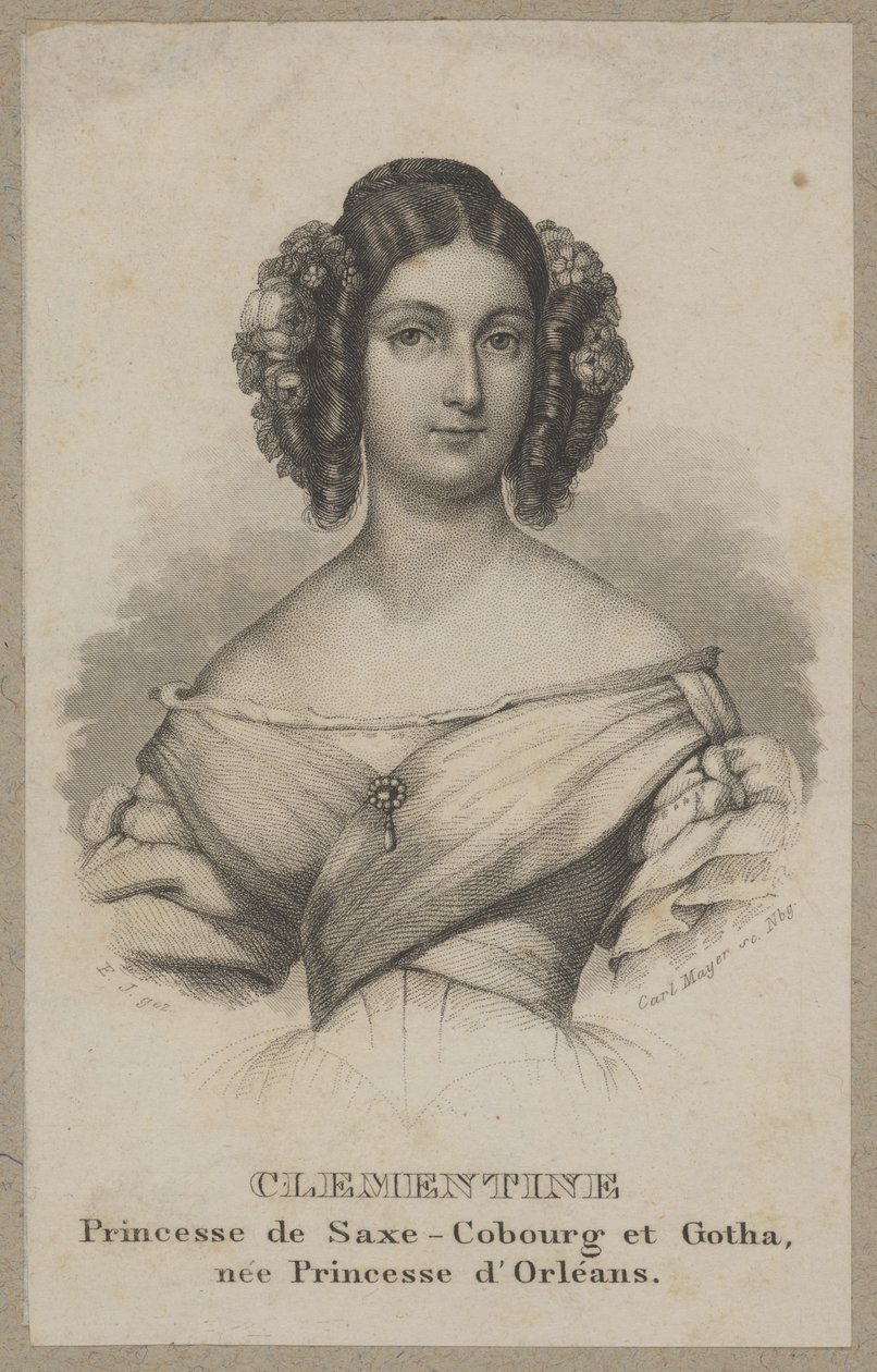 Klementyna, princesa de Sajonia-Coburgo de Carl Mayer