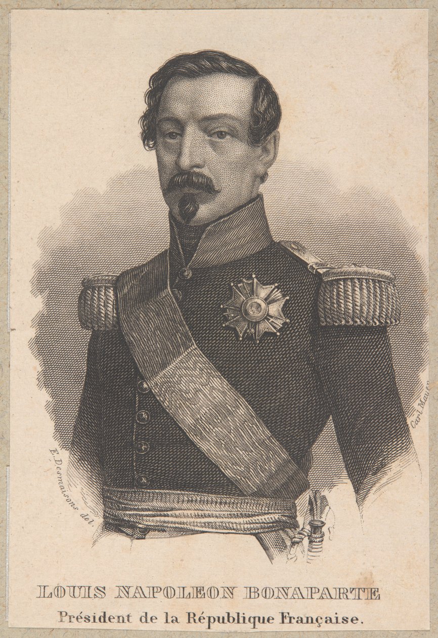Napoleón III como presidente de Francia de Carl Mayer