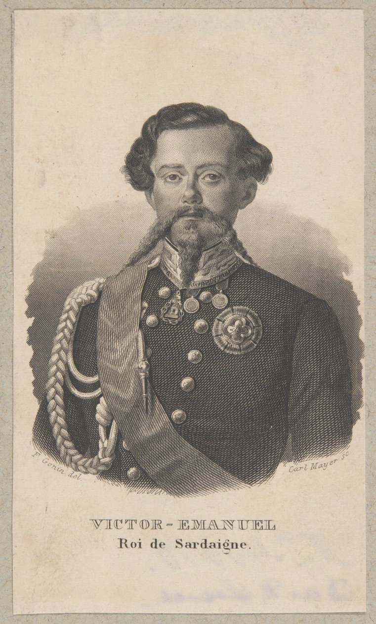 Víctor Manuel I, rey de Cerdeña de Carl Mayer
