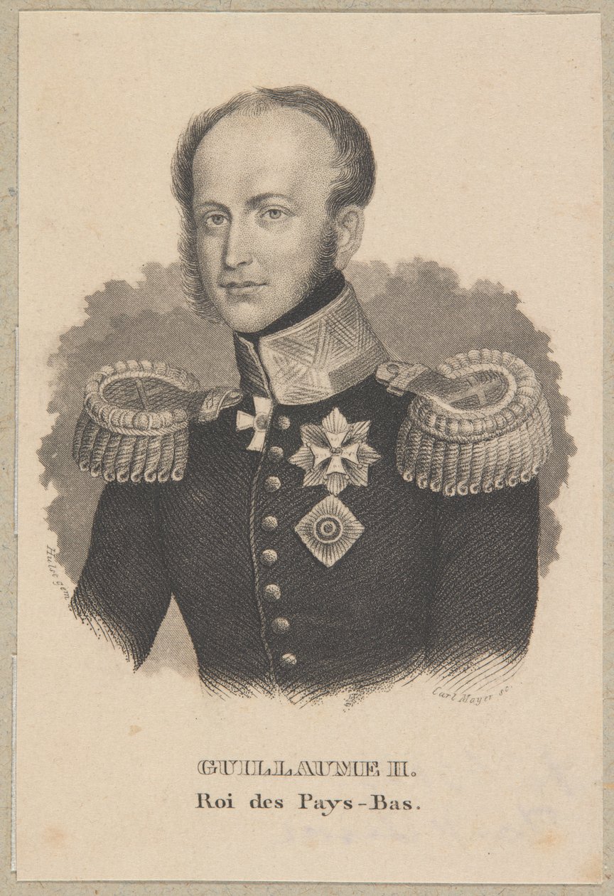 Guillermo II, rey de los Países Bajos de Carl Mayer