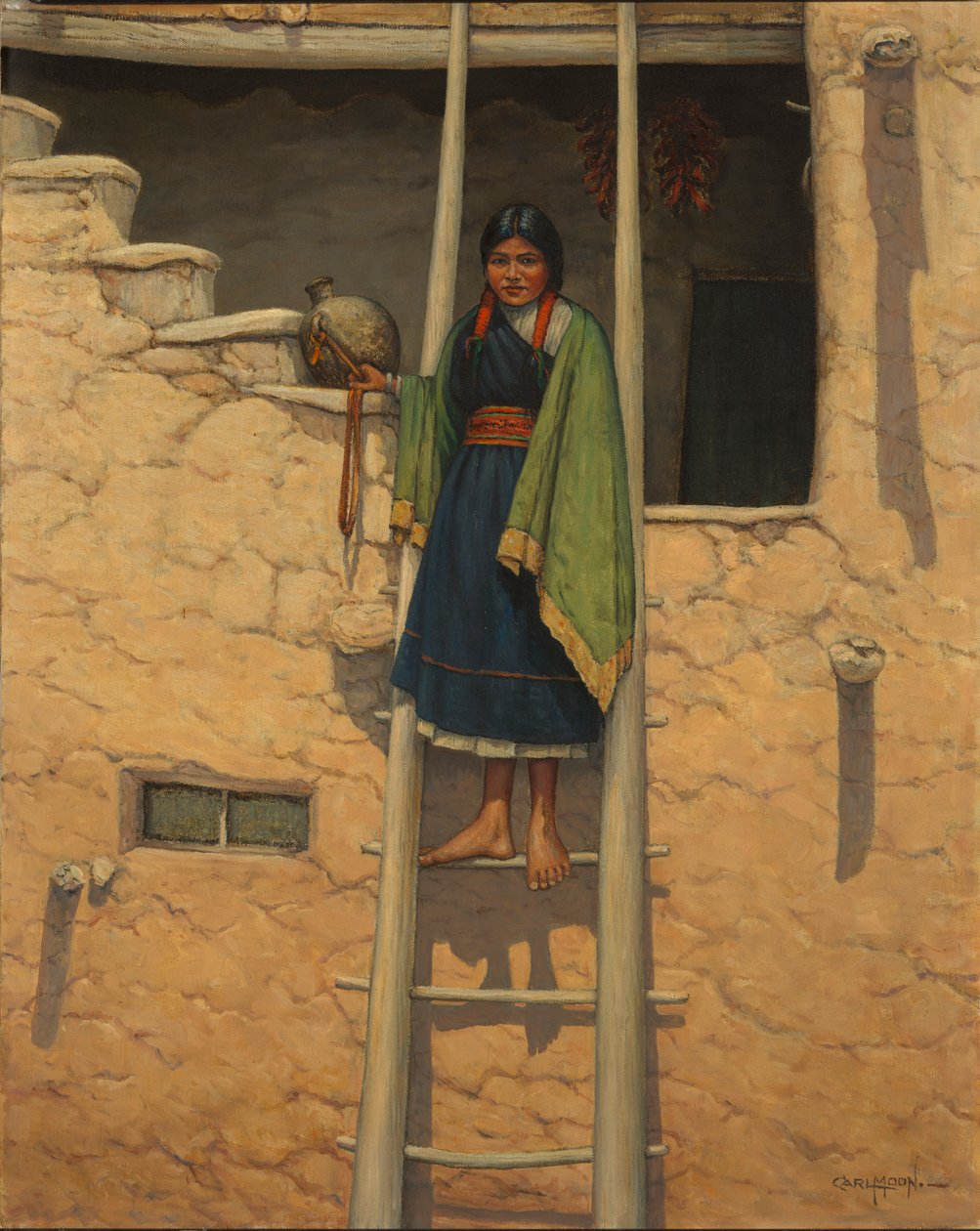 Escalera Hopi de Carl Moon
