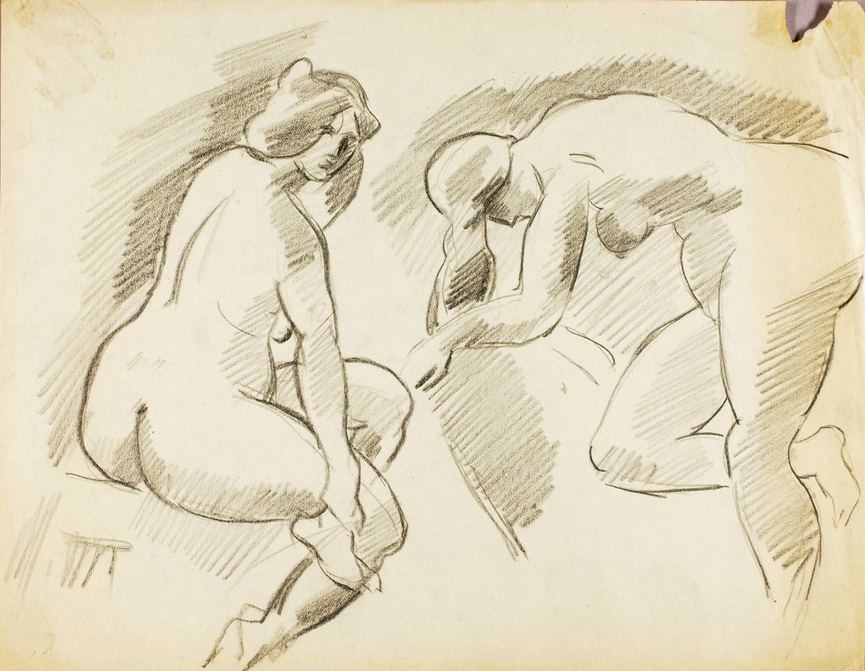 Desnudo femenino (dos) de Carl Newman