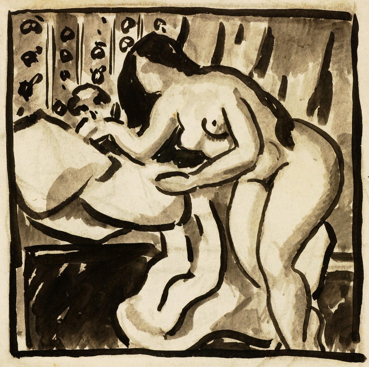 Desnudo femenino de Carl Newman