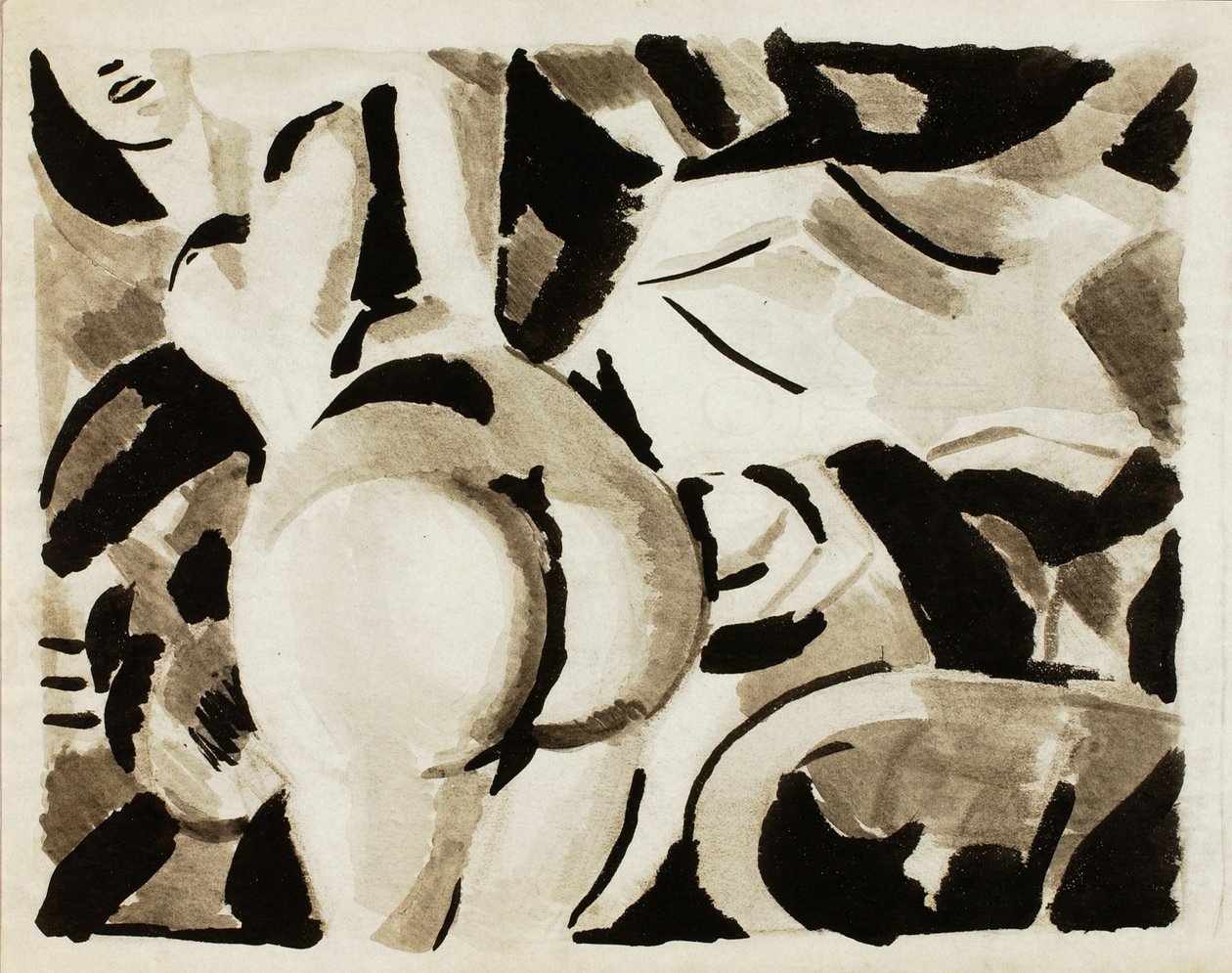 Mujer desnuda, vista posterior de Carl Newman