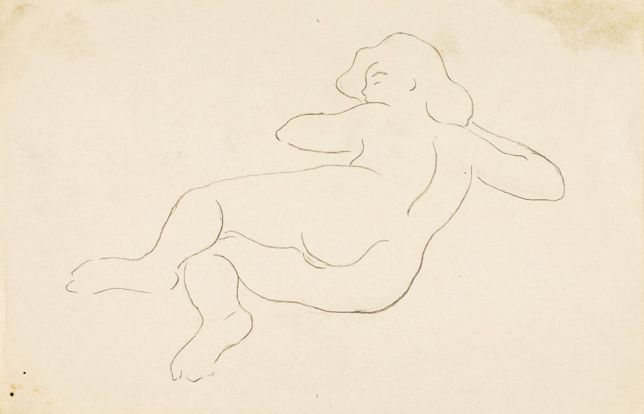 Desnudo femenino reclinado de Carl Newman