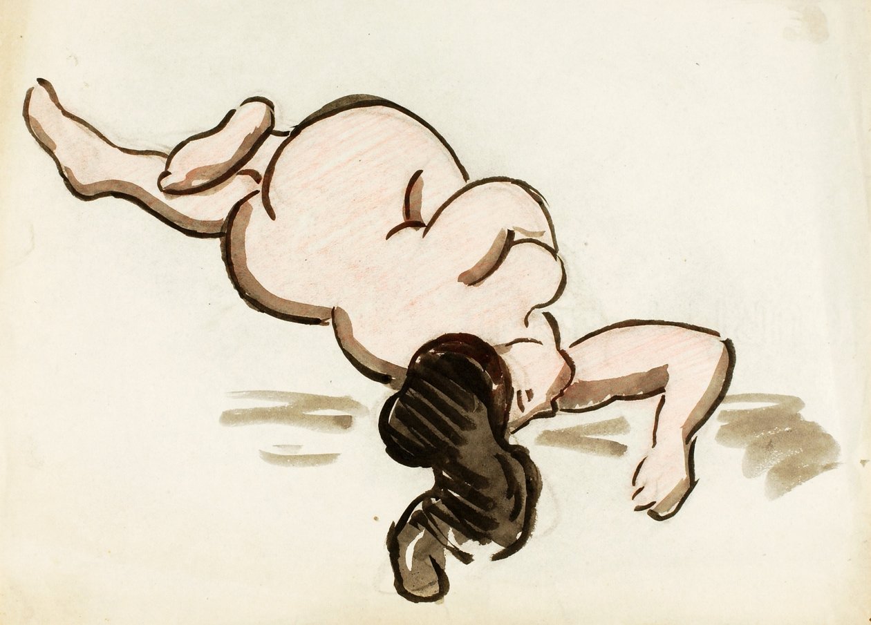 Desnudo femenino reclinado de Carl Newman