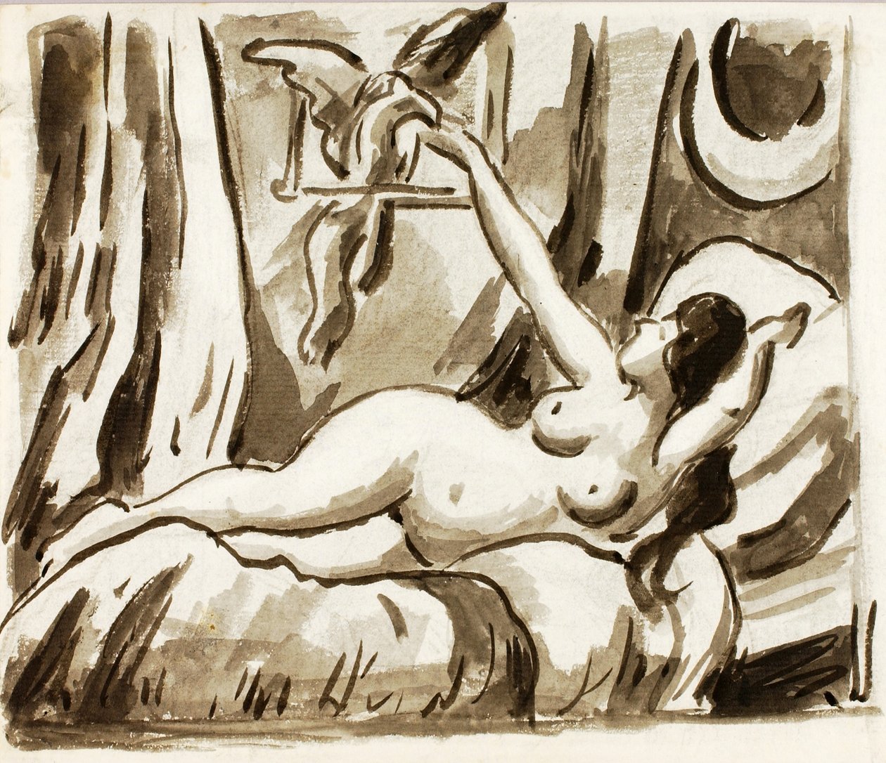 Desnudo femenino reclinado de Carl Newman