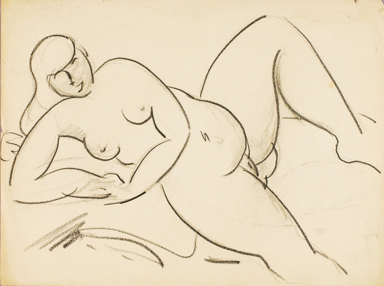 Desnudo femenino reclinado de Carl Newman