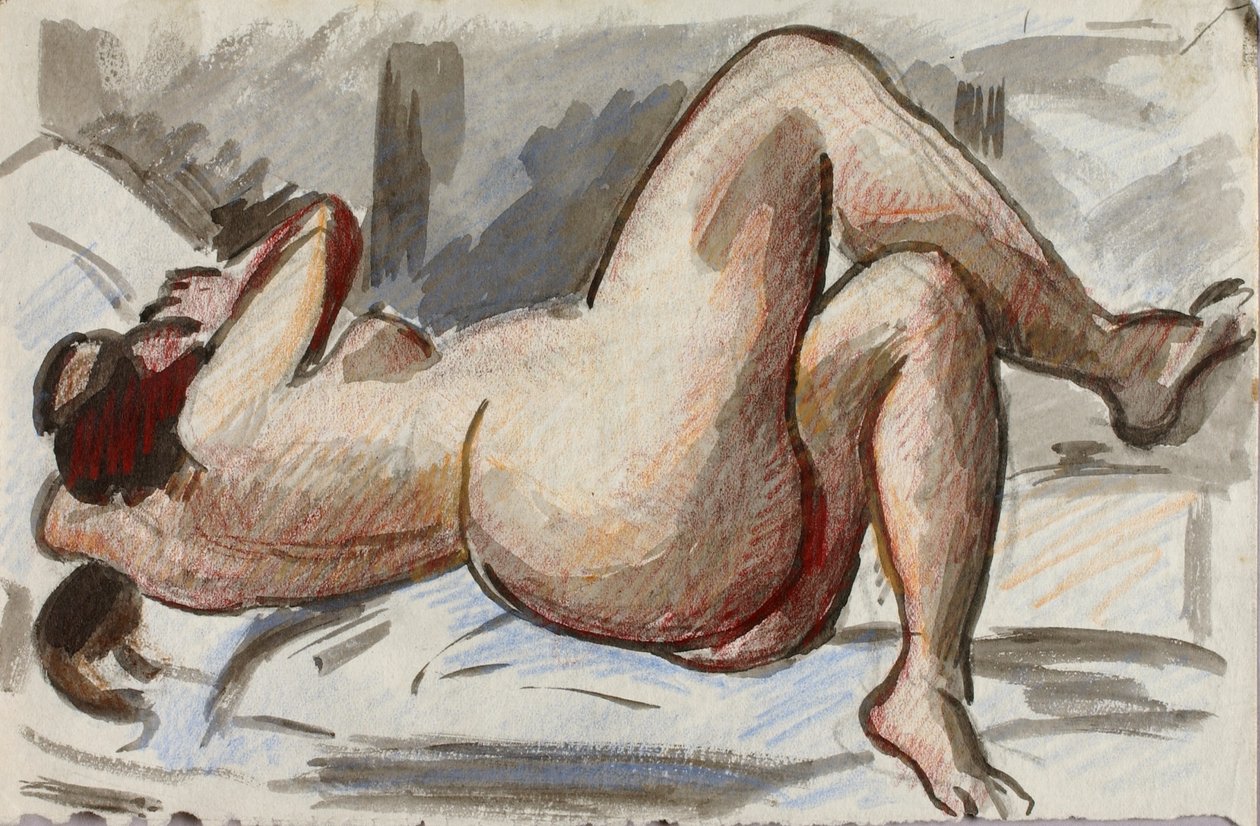 Desnudo femenino reclinado de Carl Newman