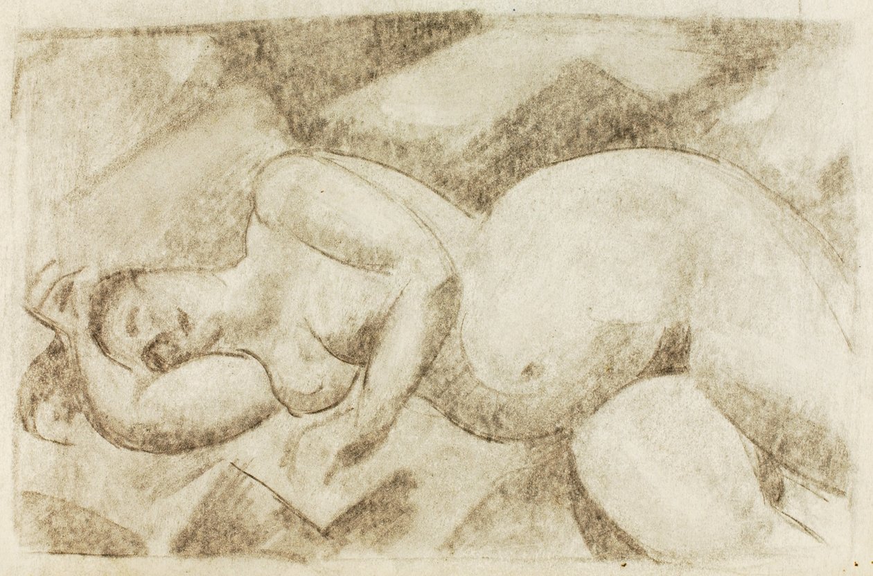Desnudo femenino reclinado de Carl Newman