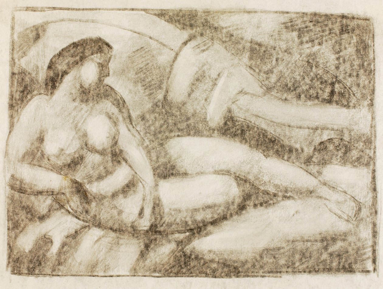 Desnudo femenino reclinado de Carl Newman
