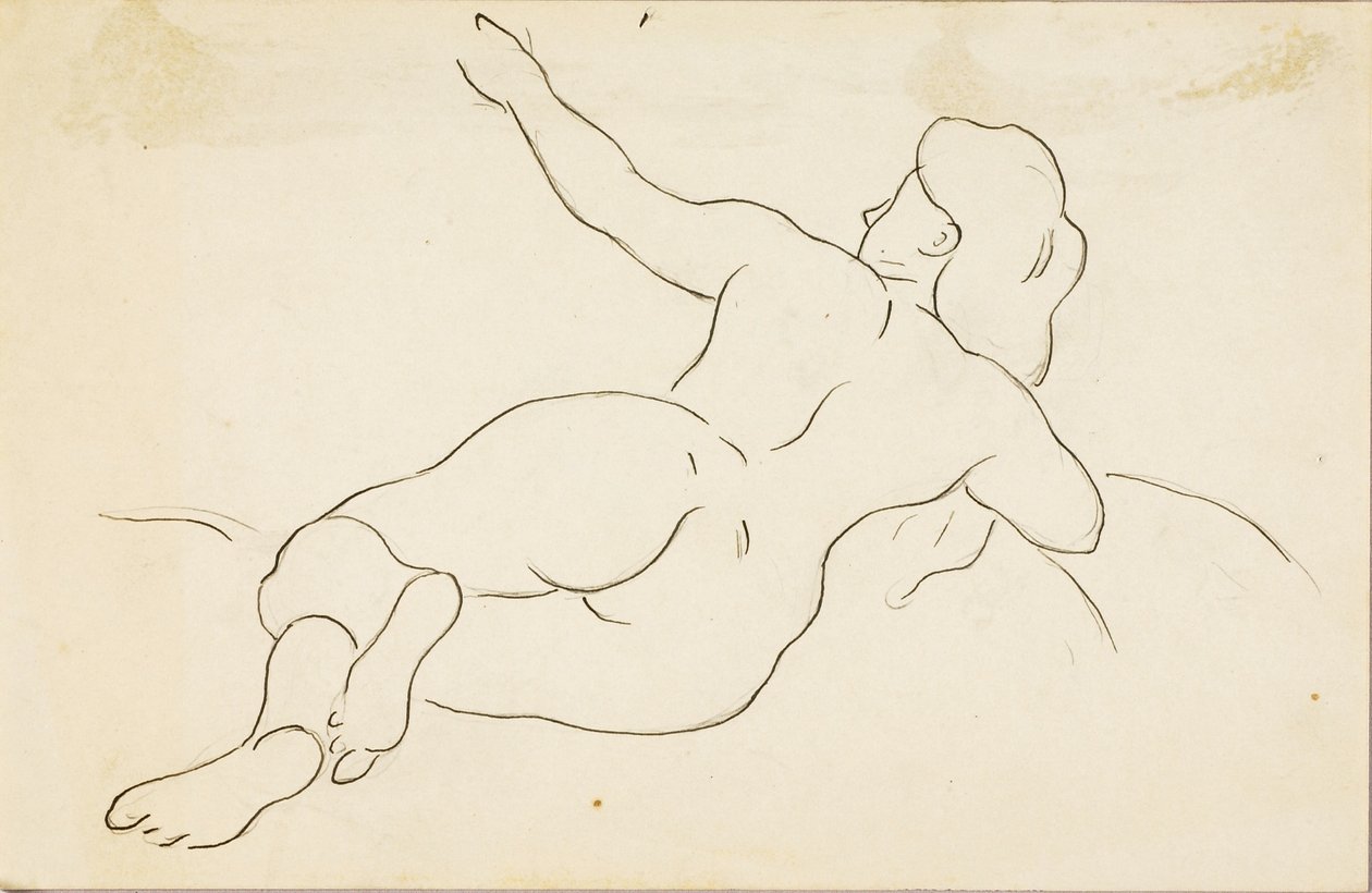 Desnudo femenino reclinado de Carl Newman