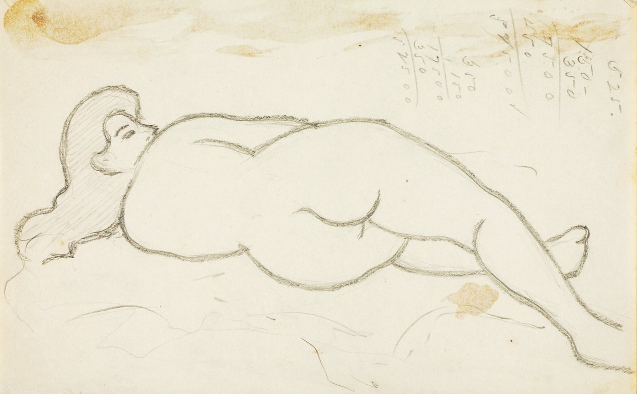Desnudo femenino reclinado de Carl Newman